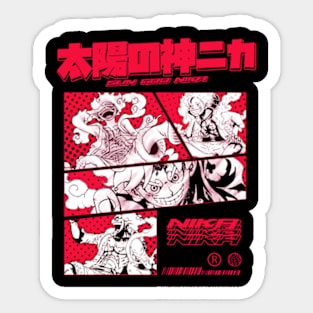 one piece nika Sticker